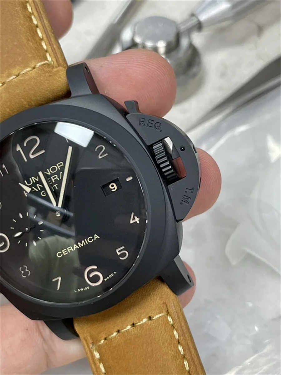 VSF PAM441 – 44mm Ceramic Luminor Submersible Replica with P.9001 Movement
