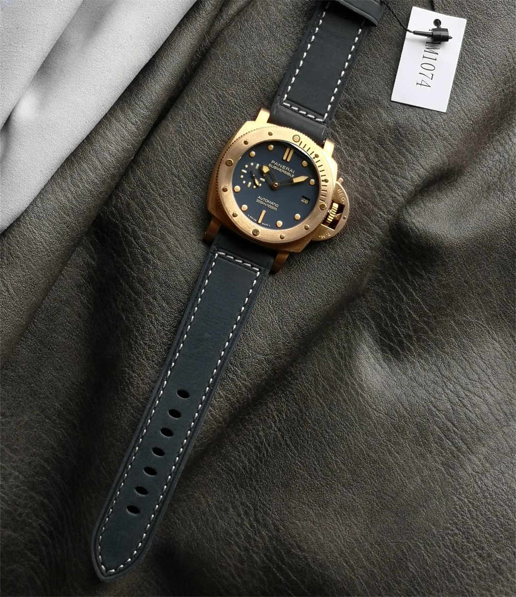 VSF Panerai PAM01074 – Bronze Submersible 42mm Blue Dial Replica Watch