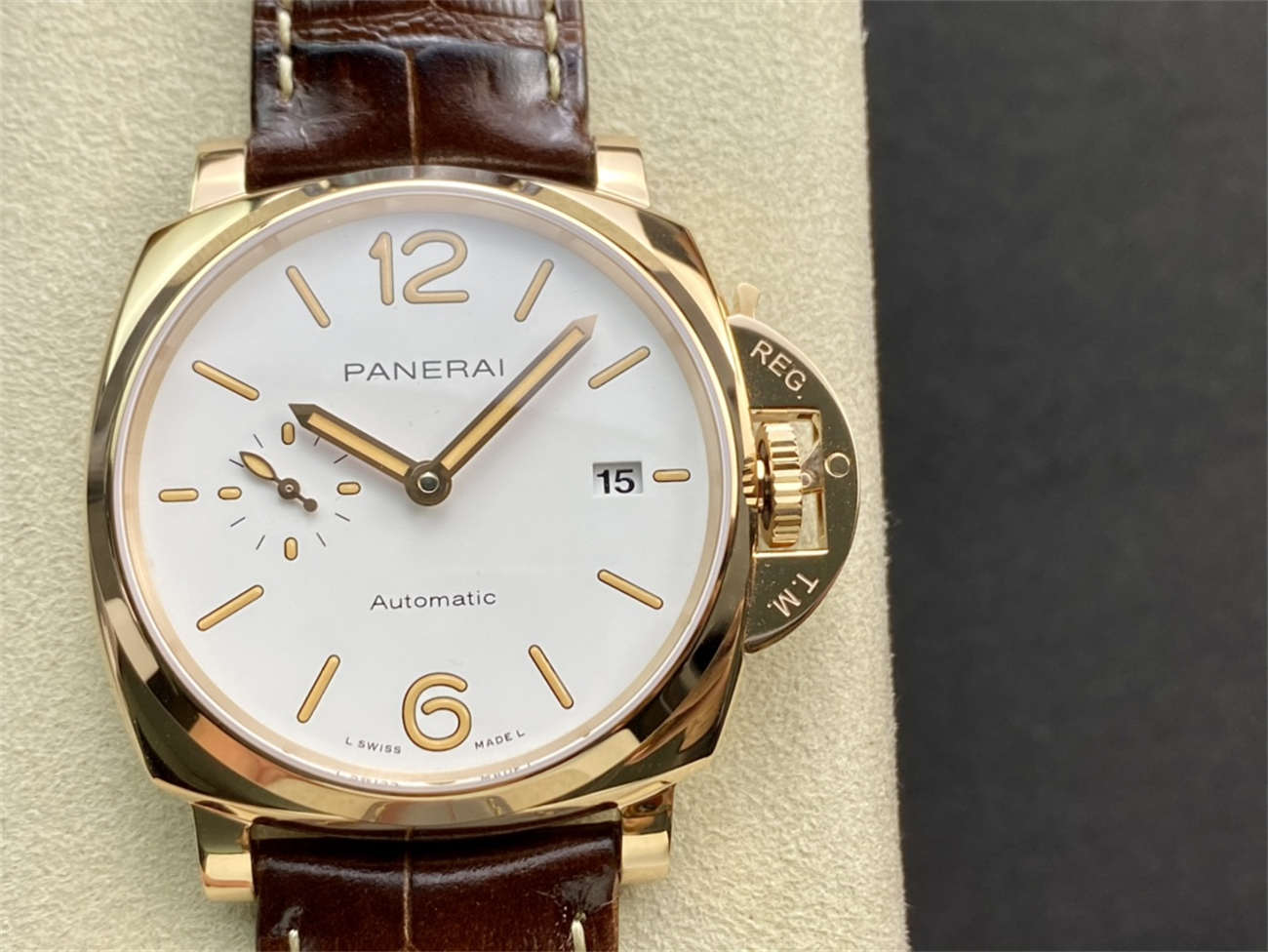 VSF Panerai PAM1042 Replica – Luminor Due 42mm Goldtech™ (Rose Gold)