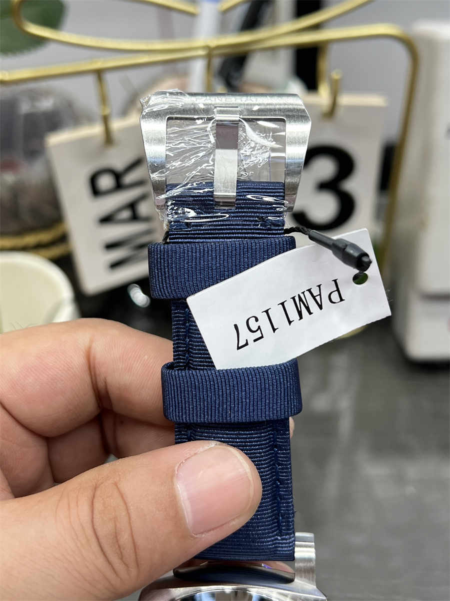 VSF Panerai PAM1157 – 44mm Luminor Marina Blue Dial Replica with P.9010 Clone Movement