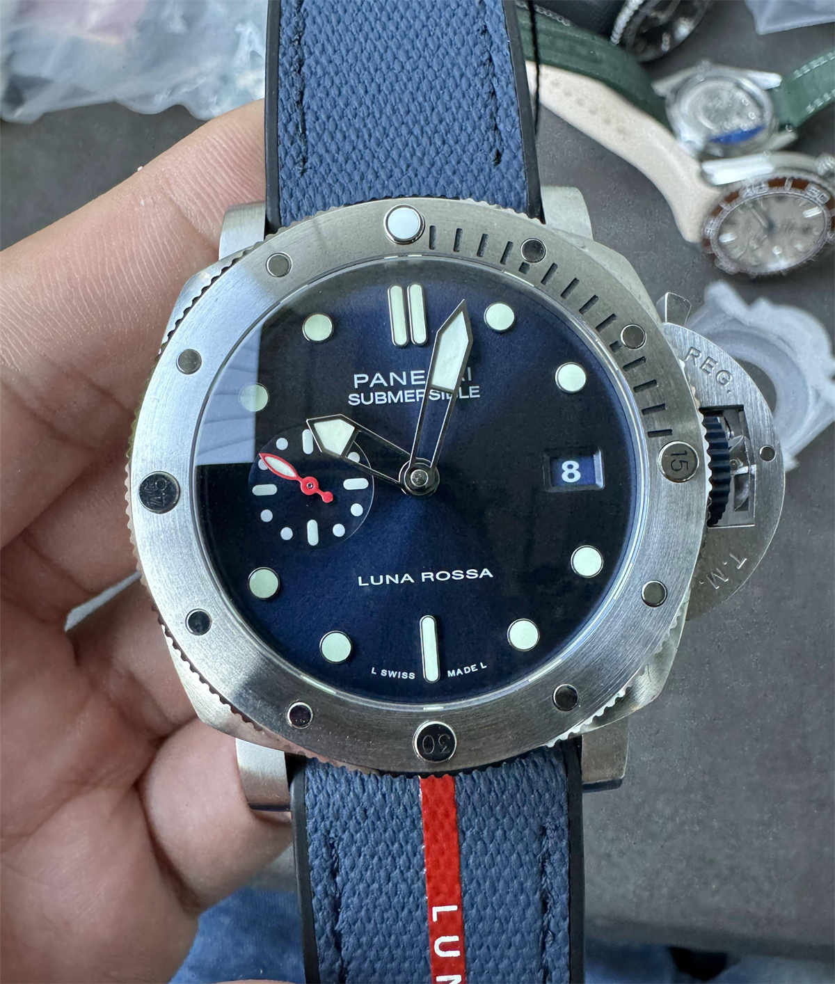 VSF Panerai PAM1391 – Submersible Luna Rossa 47mm Super Clone with P.9010 Movement