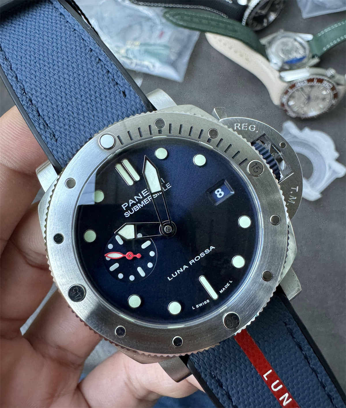 VSF Panerai PAM1391 – Submersible Luna Rossa 47mm Super Clone with P.9010 Movement
