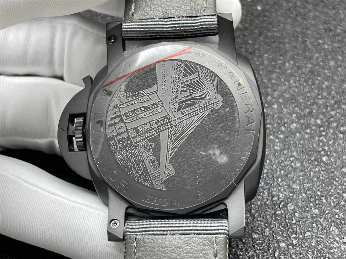 VSF Panerai PAM1467 – 44mm Luminor BiTempo Titanium DLC New York Limited Edition Replica