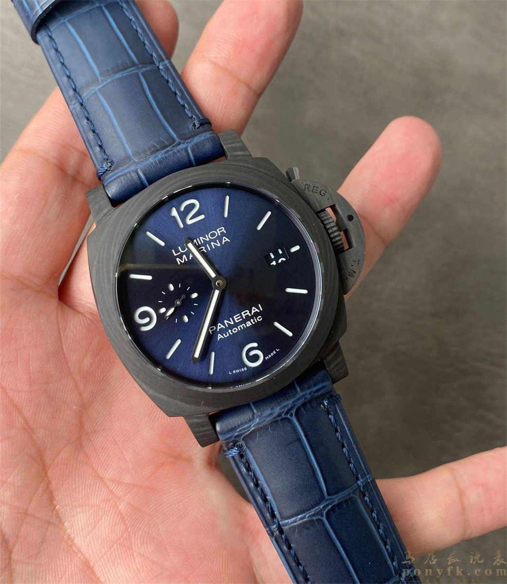 VSF Panerai PAM1664 – Luminor Marina Blu Notte Carbotech Replica Watch with P.900 Movement