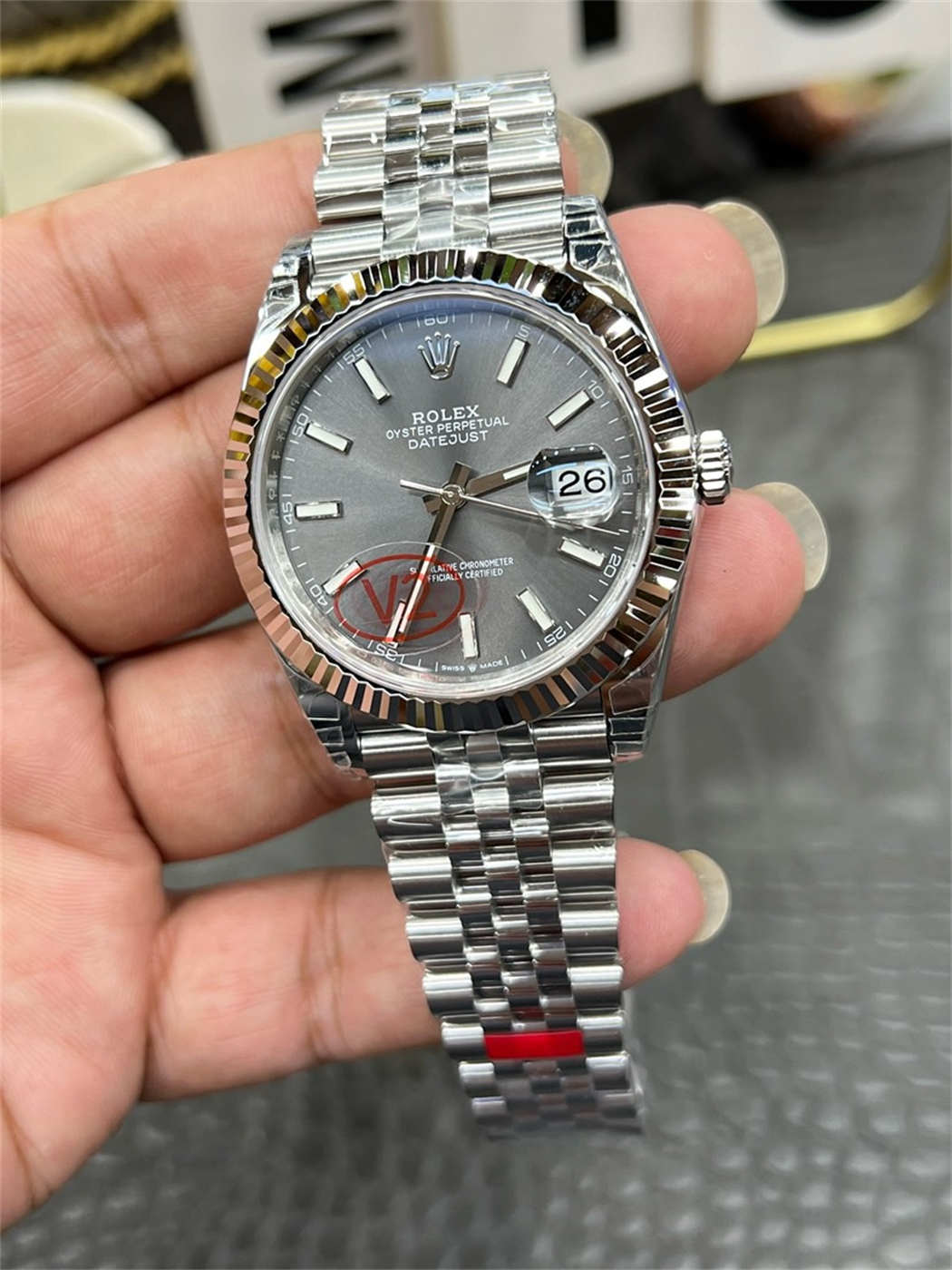 VSF Rolex Datejust 41 Replica | Gray Dial with 3235 Movement (70-Hour)