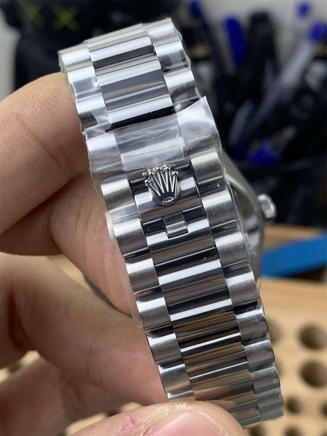 VSF Tungsten Day-Date 40 White Roman – 228239 White Gold (182g Weighted)
