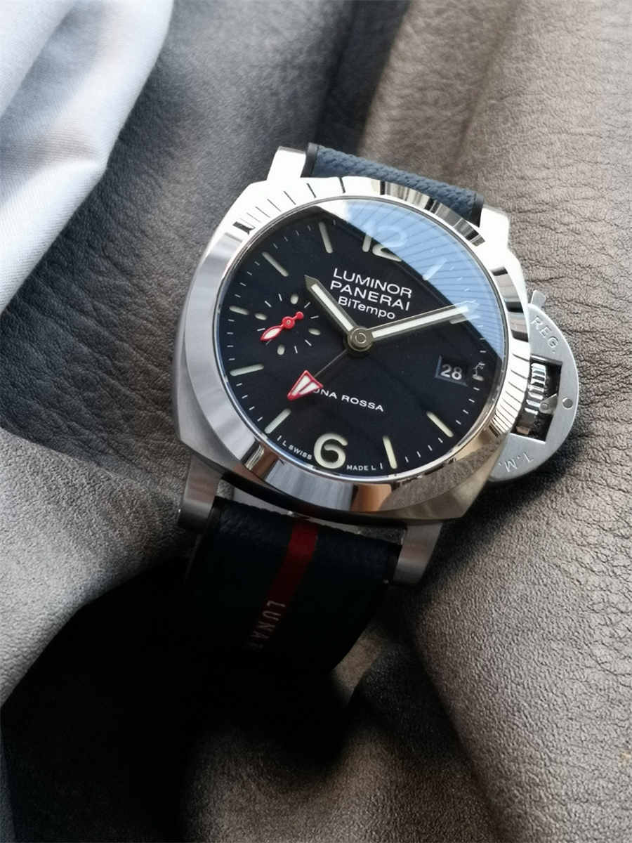 VSF Watches Panerai PAM01404 – 40mm Luminor Quaranta Luna Rossa GMT Super Clone