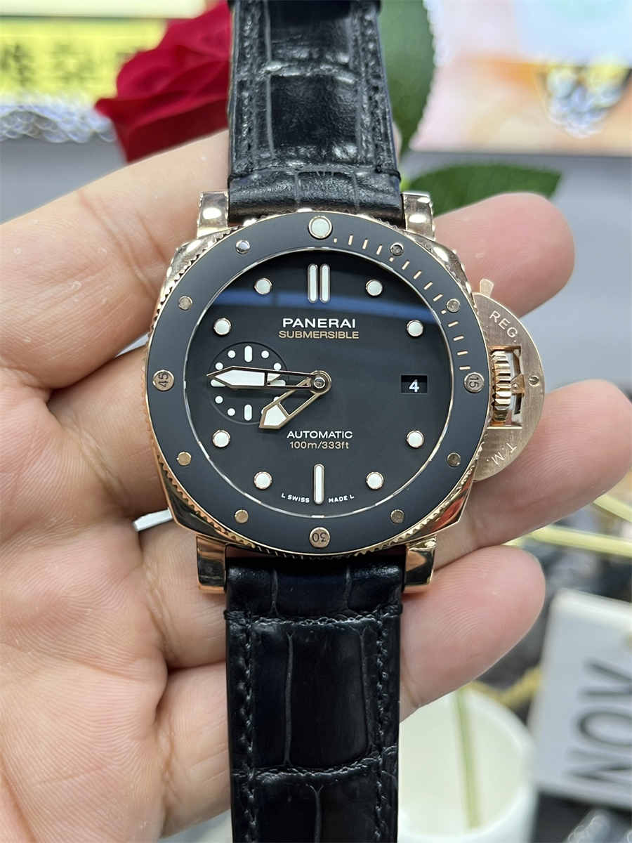 VSF Watches Panerai PAM974 – 42mm GoldTech Luminor Super Clone with P.900 Automatic Movement