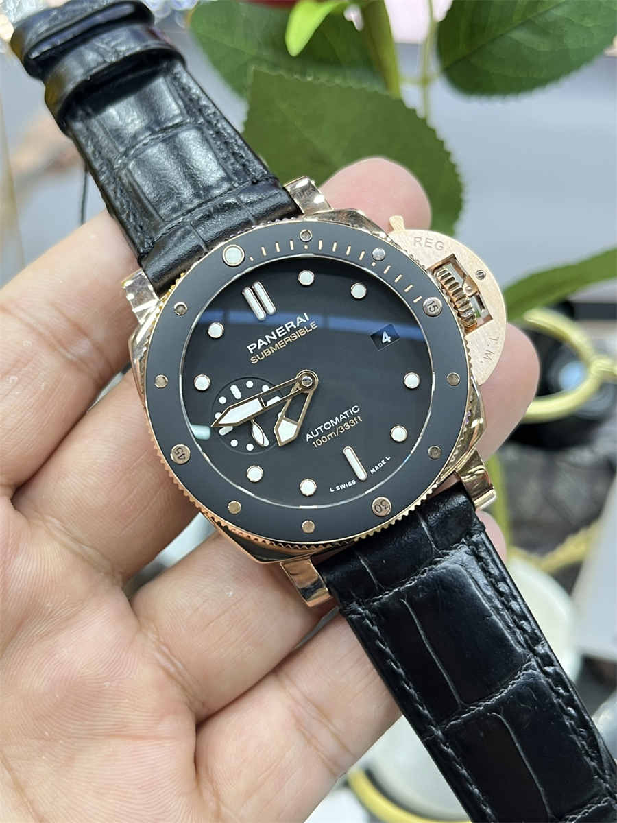 VSF Watches Panerai PAM974 – 42mm GoldTech Luminor Super Clone with P.900 Automatic Movement