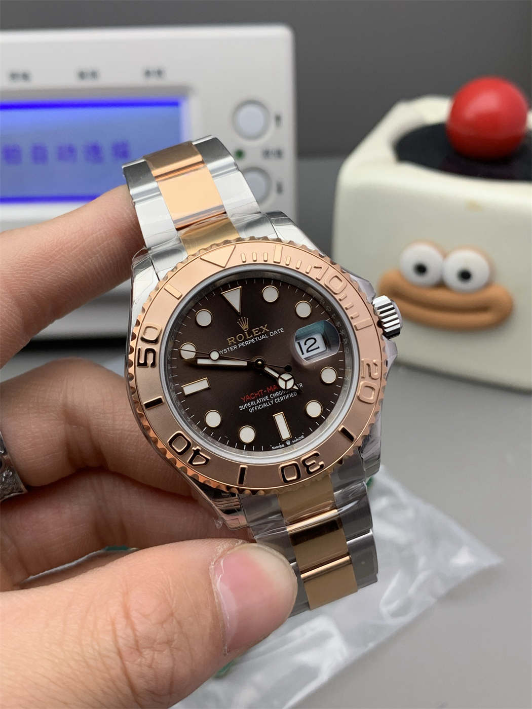 VSF Yacht-Master 40 Chocolate Dial – 126621 Two-Tone Rose Gold (VS3235)