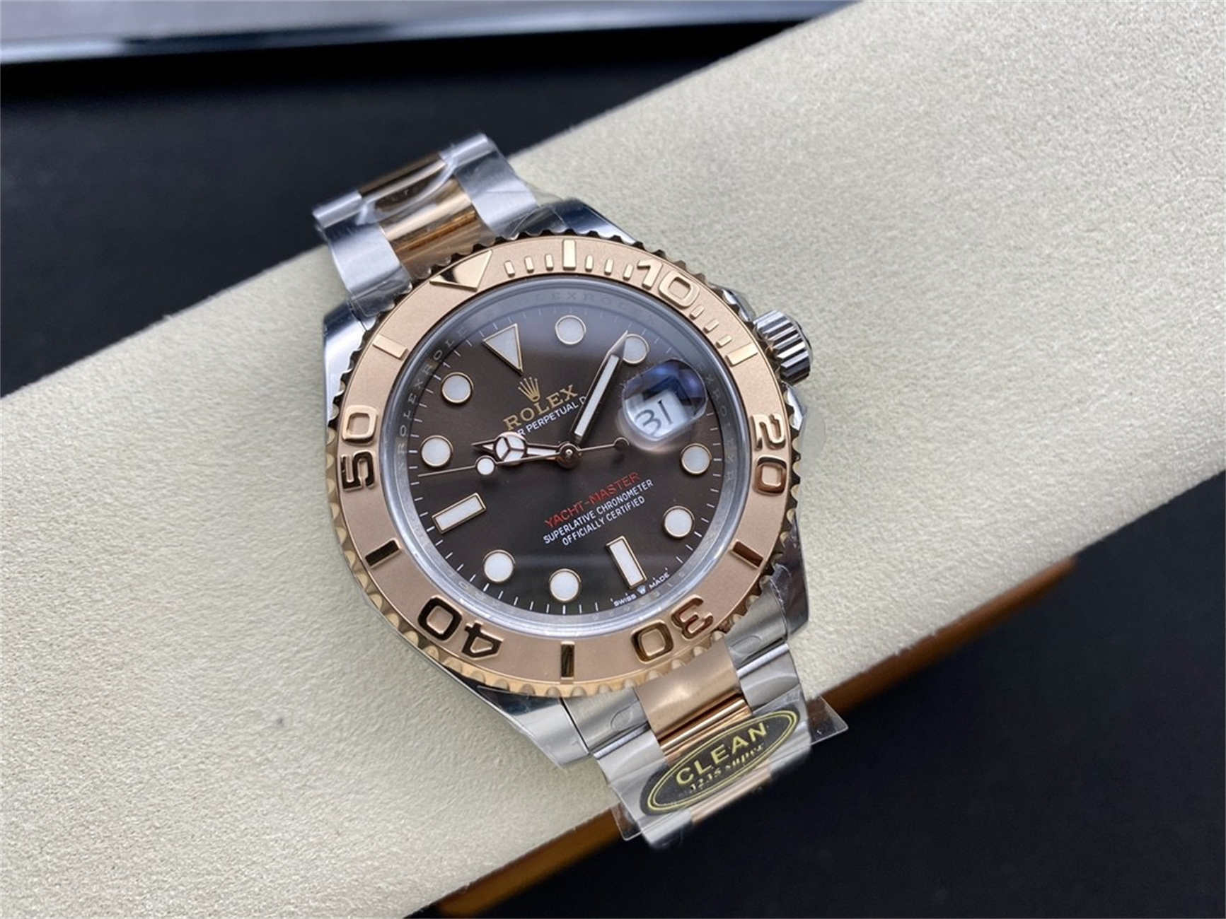 Product Page: Clean Factory Rolex Yacht-Master 40 Brown Dial (M126621‑0001)