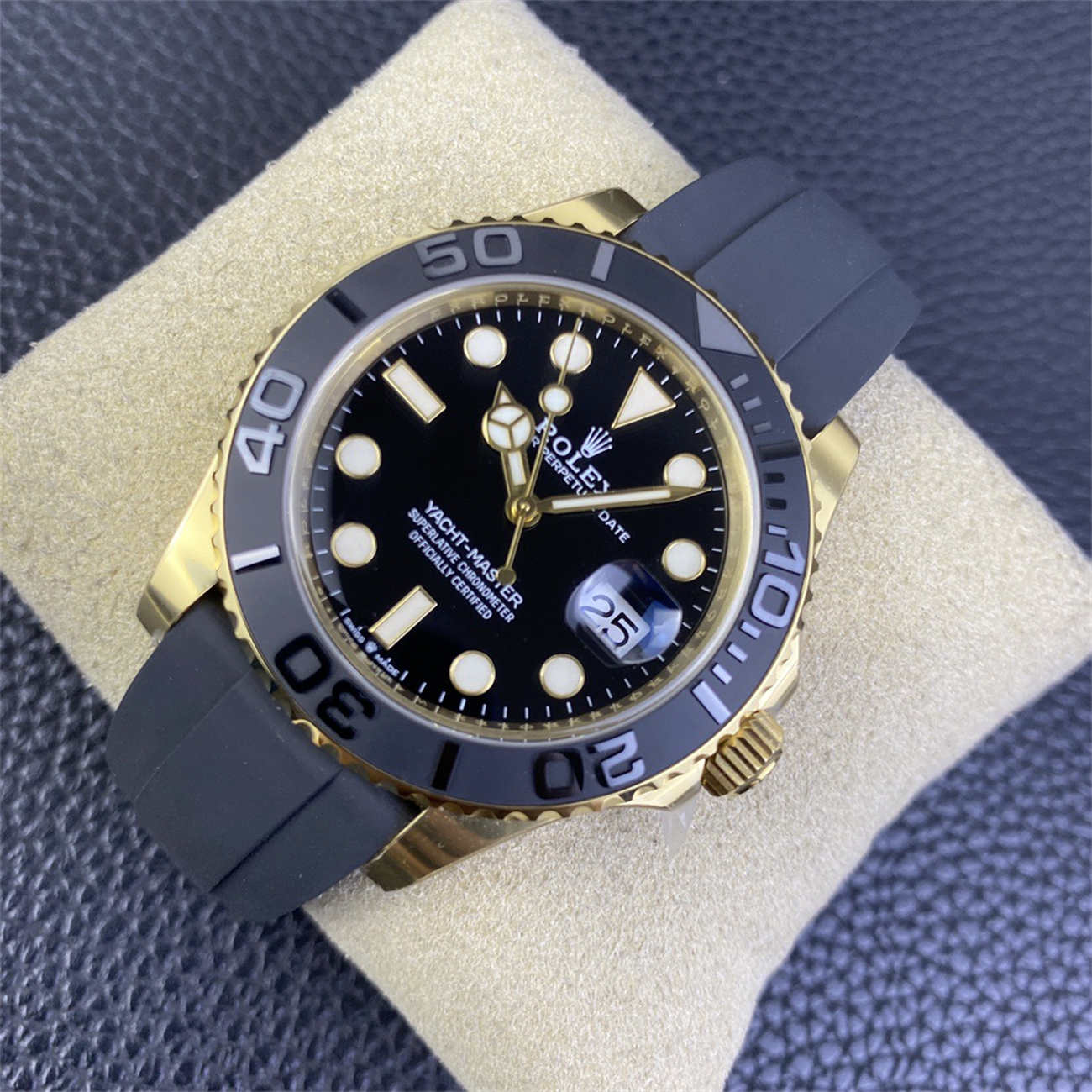 Product Page: Clean Factory Yacht-Master 42 18K Gold Rolex Replica (M226658‑0001)