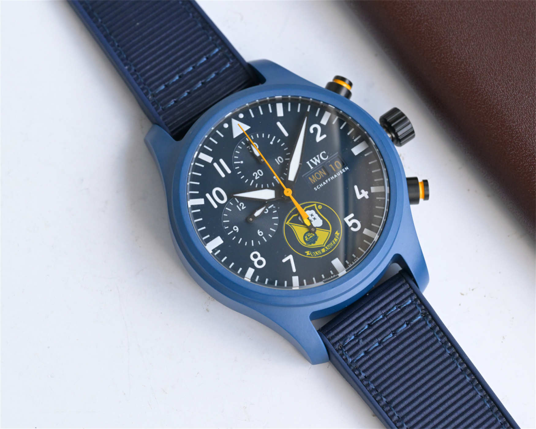 ZF IWC Royal Maces Replica | V3 Blue Ceramic & Blue Dial IW389109
