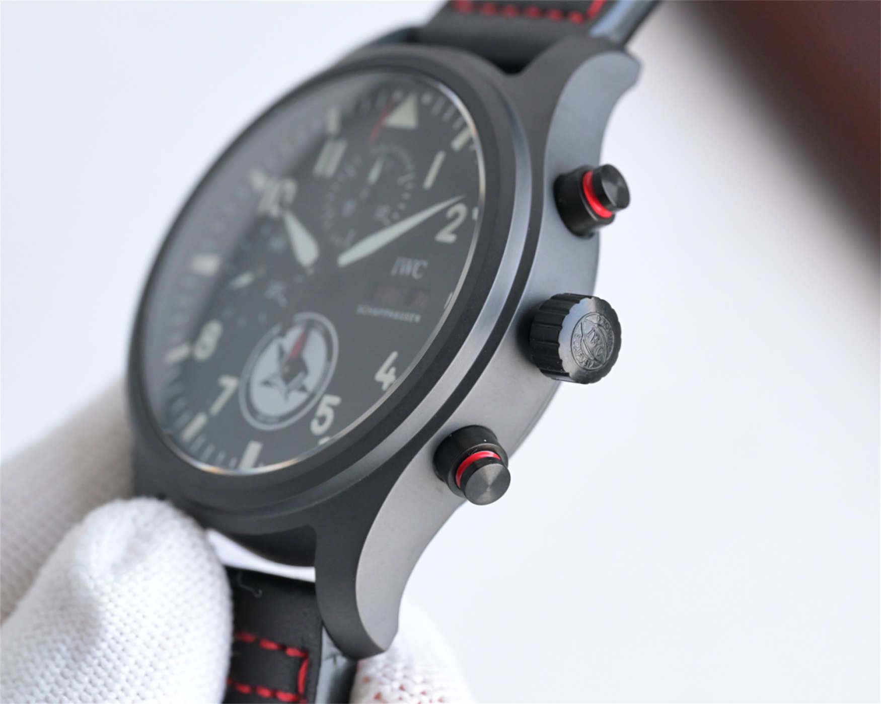 ZF IWC Top Gun Replica | Black Ceramic Chronograph IW389108